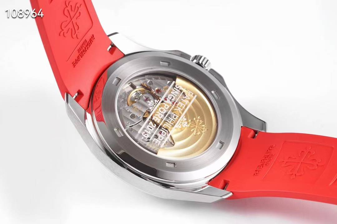 파텍필립 아쿠아넛 5167 레드 러버스트랩 워치 시계